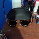 Fashionable Adjustable Sunglasses: Suitable for retro punk parties, sunshade, sun protection and festivals like Easter, graduation season, Halloween and Christmas. With aluminum-magnesium lenses, alloy frames, a glasses case and a lens cloth. photo review