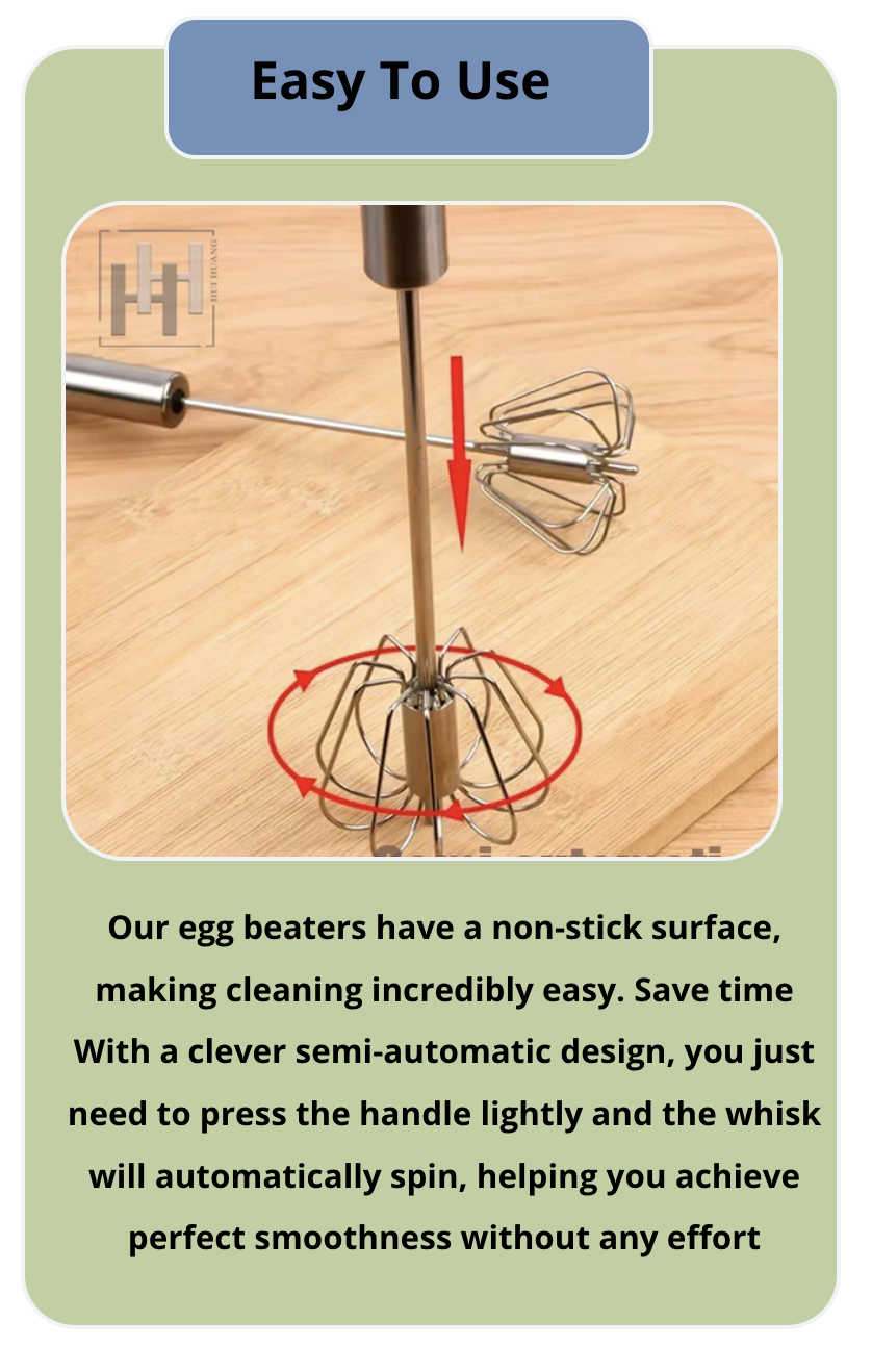 Manual❣️Stainless Steel Hand Egg Beater