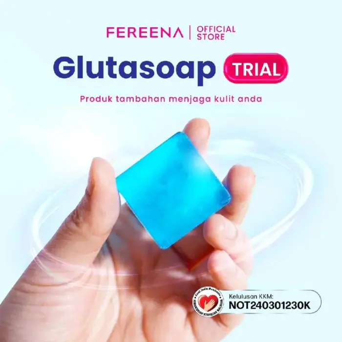 Fereena GlutaSoap Sabun Putih Glutathione + Niacinamide 10g