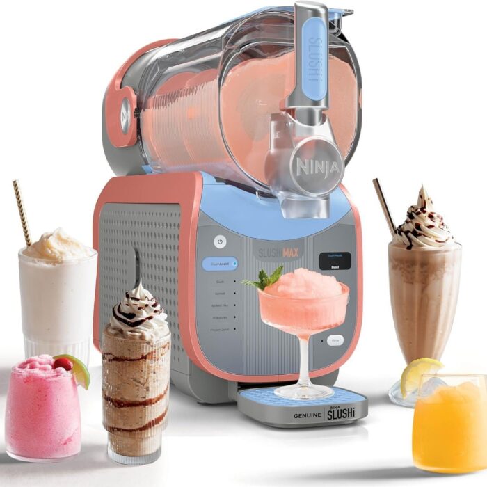 Ninja SLUSHi™ Max Smart Frozen Drink Maker 150 oz, Blue & Peach