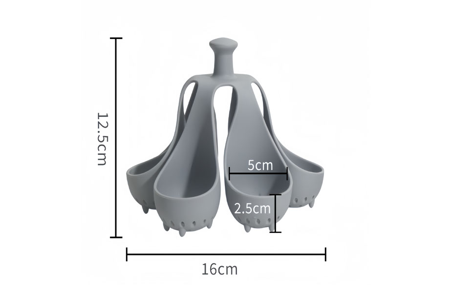 Premium BPA-Free Silicone Egg Boiler & Holder | Perfect Soft or Hard Boiled Eggs Every Time | Heat-Resistant, Food-Grade | Holds Up to 6 Eggs