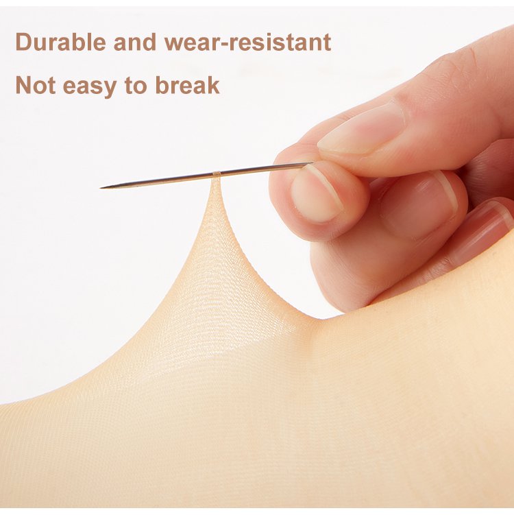 Women’s sheer crystal silk socks