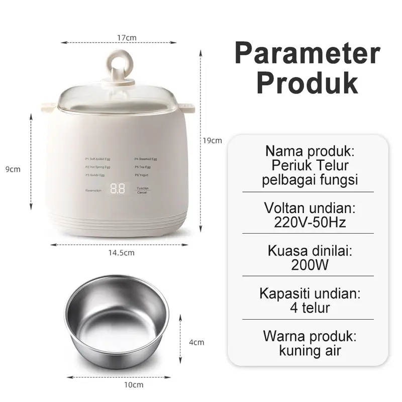 Perfect Eggs, Every Single Time. SIMMO Smart Egg Steamer — Only S$3.90