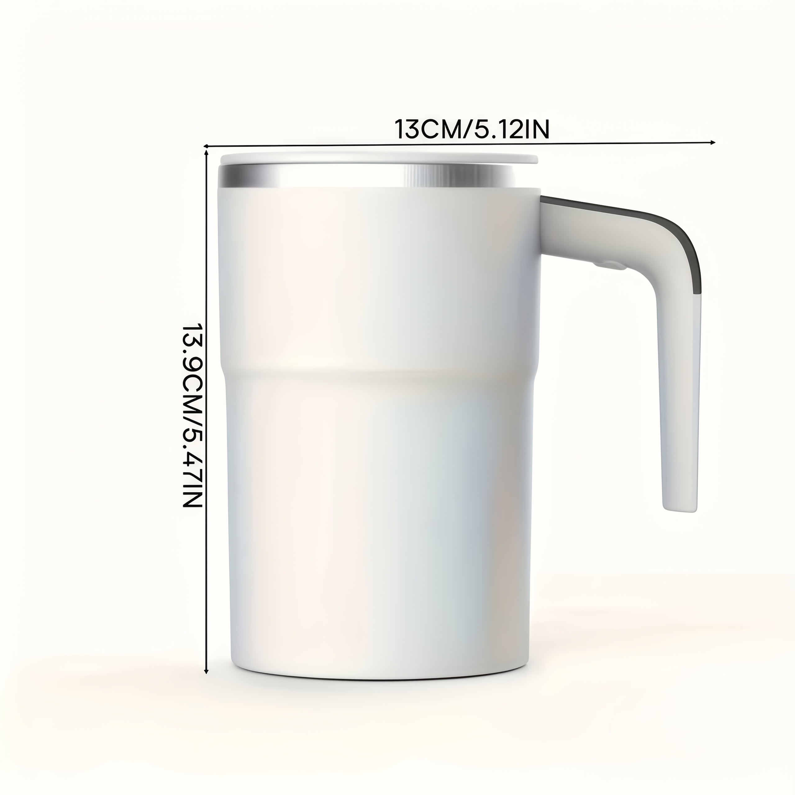 USB Rechargeable Electric Coffee Cup with Temperature Display & Stirring Function - Large Capacity Portable Travel Mug, 18650 Lithium Battery, 0.6W Power, Usb Charging for Home & Office Use, Coffee Maker, Coffee Maker for Home